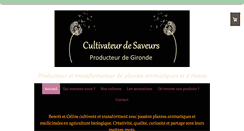 Desktop Screenshot of cultivateur-de-saveurs.com